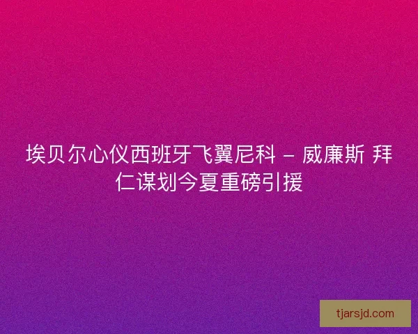 埃贝尔心仪西班牙飞翼尼科 - 威廉斯 拜仁谋划今夏重磅引援